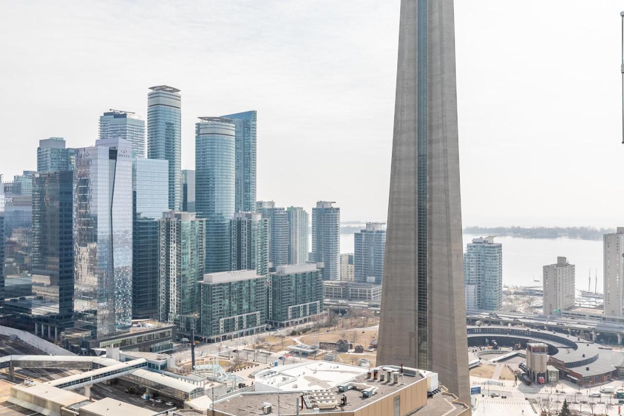 Stylish 1Br + Office Condo - Cn Tower View Toronto Exterior photo