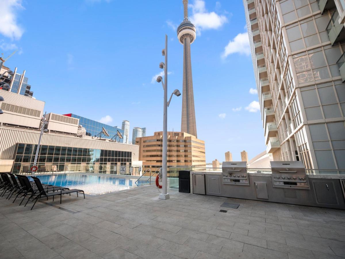 Stylish 1Br + Office Condo - Cn Tower View Toronto Exterior photo