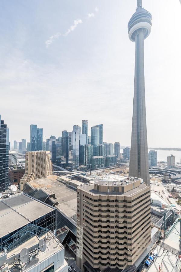 Stylish 1Br + Office Condo - Cn Tower View Toronto Exterior photo